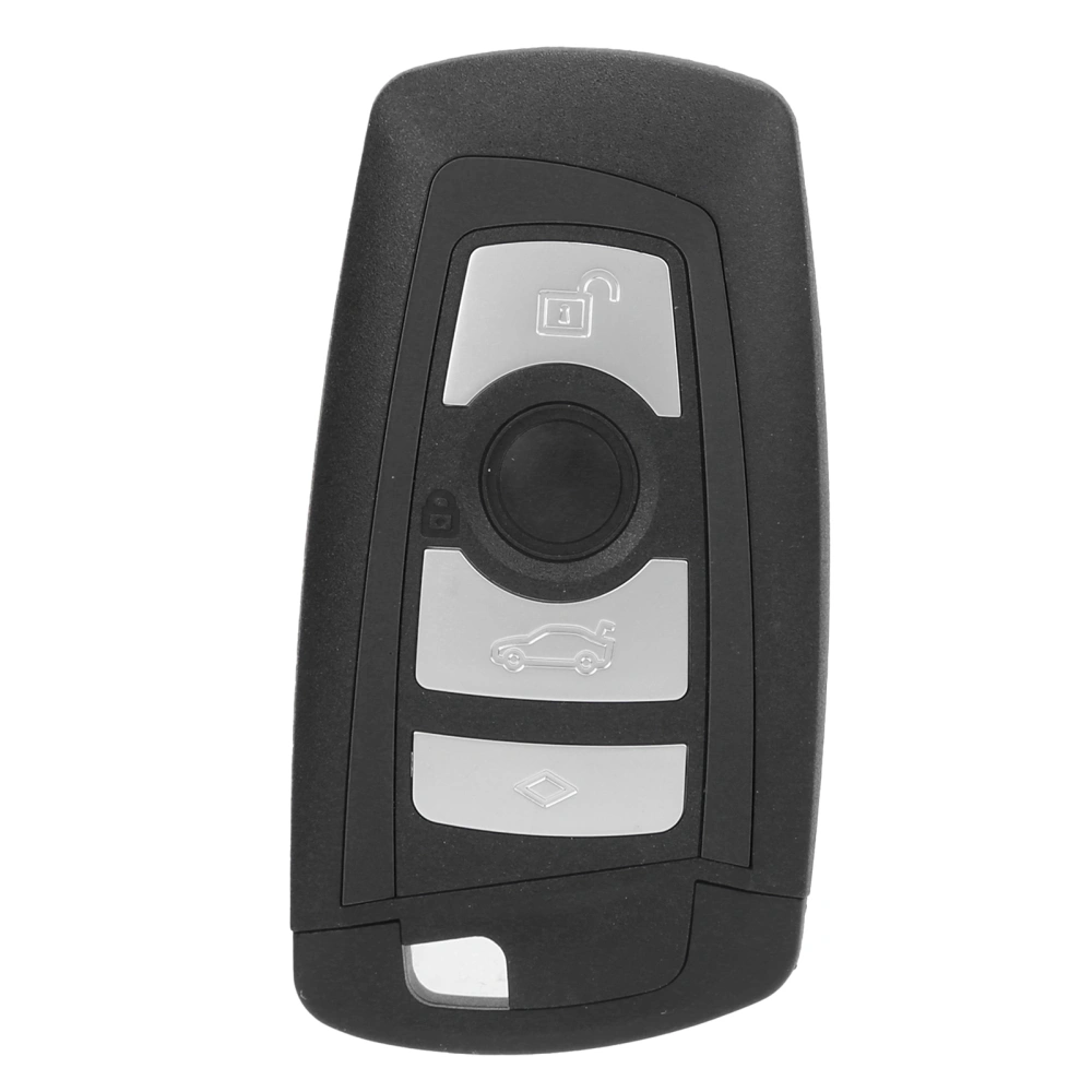 Car Key Fob Case Small Intelligent Durable Black Replacement for Serie 5 Serie 74 Button