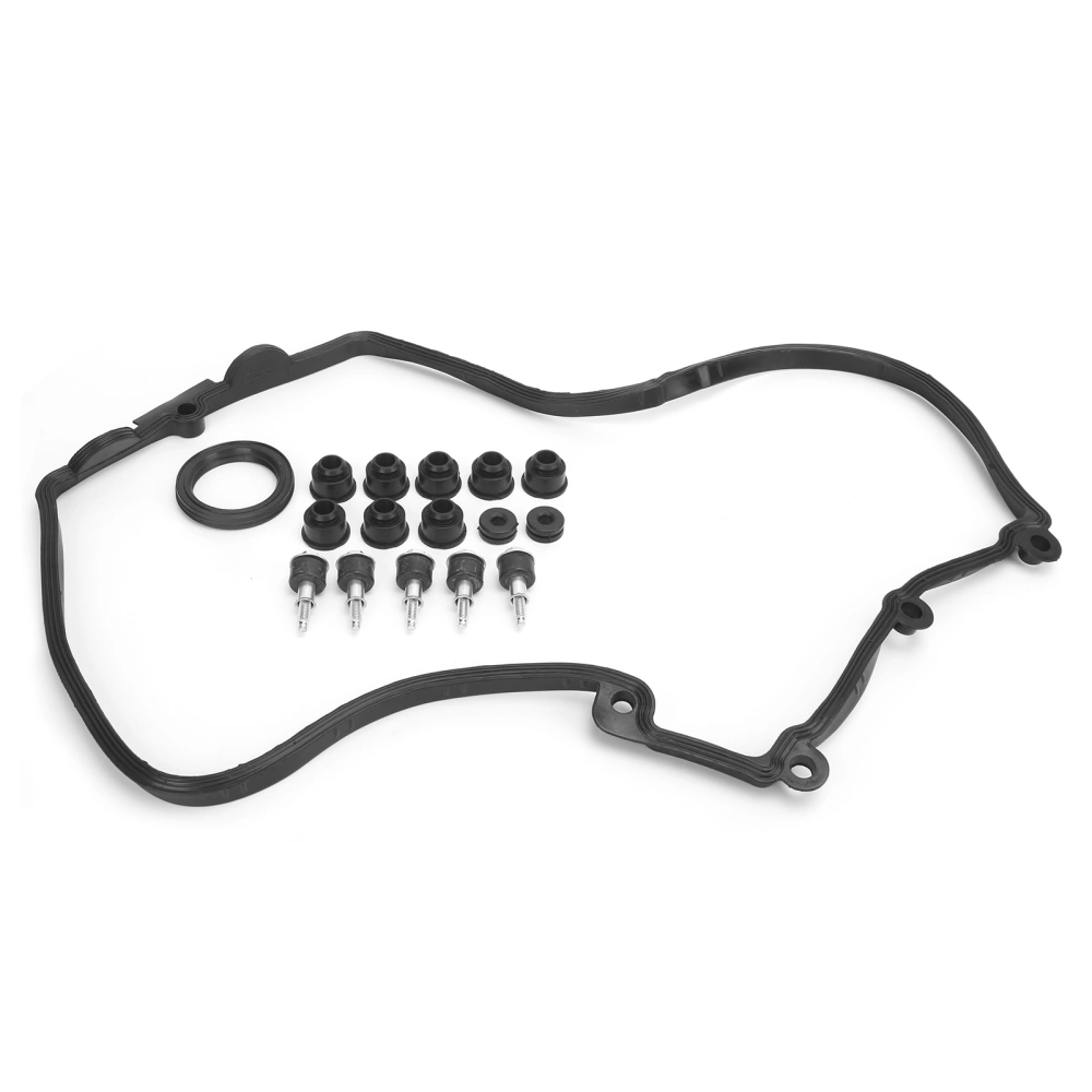 Car Valve Cover Gasket Set Left Side 11127513195 Replacement for 5 Series E60/E60 LCI /E61/E61 LCI