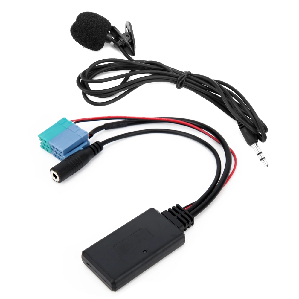 Microphone Adapter Auxiliary Audio Cable Bluetooth 5.0 DC 12V Replacement for Fiat Grande Punto