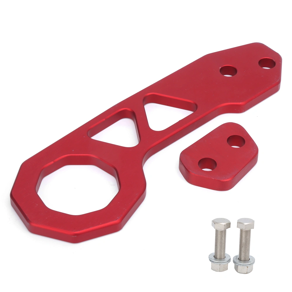 Rear Towing Hook Red Aluminum Alloy for Automobile Modification Road Rescue Racing