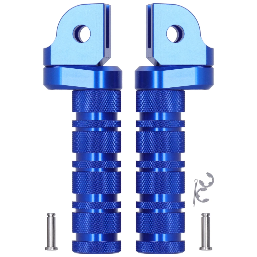 Motorcycle Front Foot Peg Rest CNC Aluminum Modification for YAMAHA MT‑03 MT‑07 MT‑09 MT‑10 MT‑25Blue