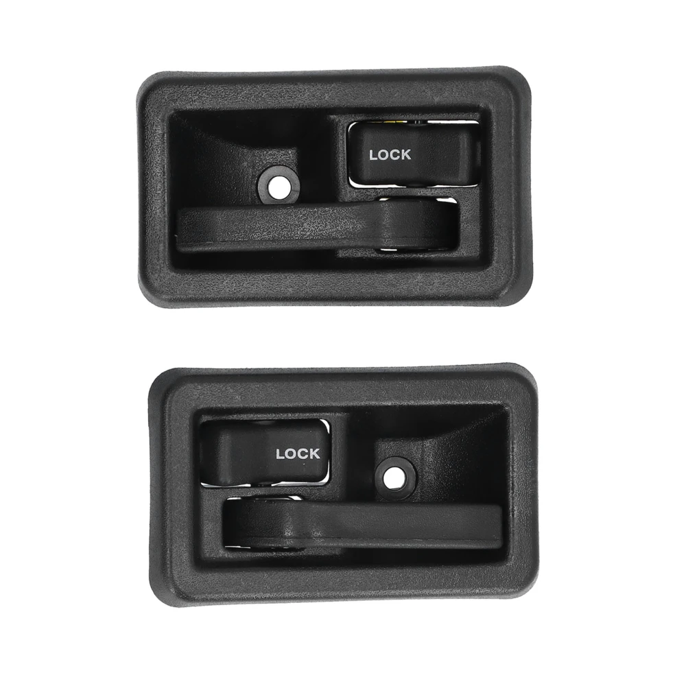 2PCS Car Door Handle ABS 55176477AB Left Right Inside for Jeep Wrangler 1987‑2004