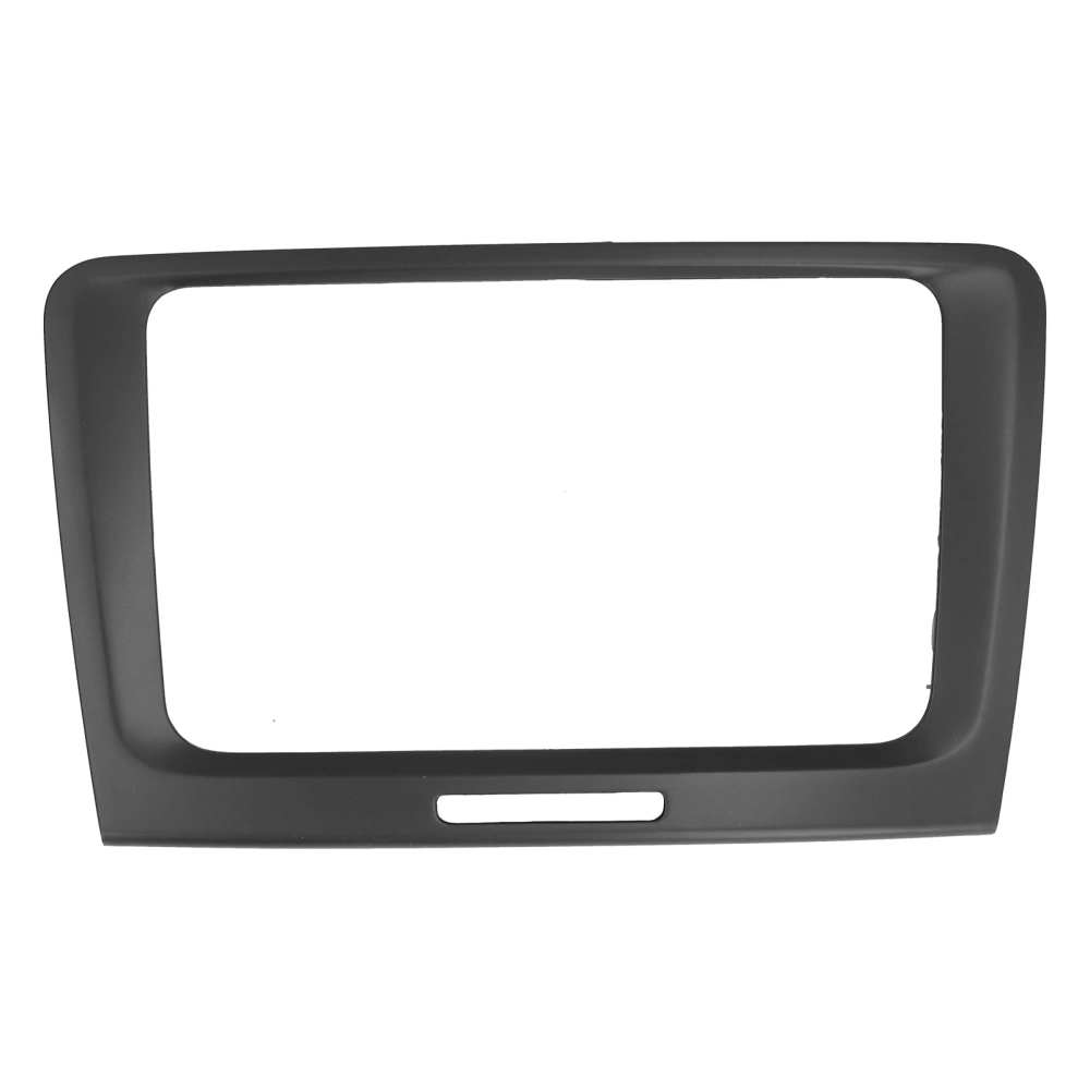 2‑DIN Navigation Frame ABS Center Control Dashboard DVD Plate for Superb 2009‑2014