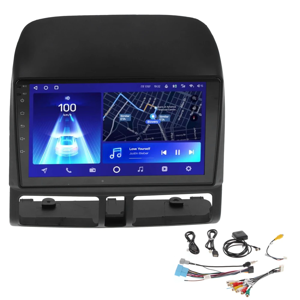 9in Car Multimedia Player GPS Navigation for Android10.0 Bluetooth 4.0 Touch Screen for Honda CRV 2001-20062+32G