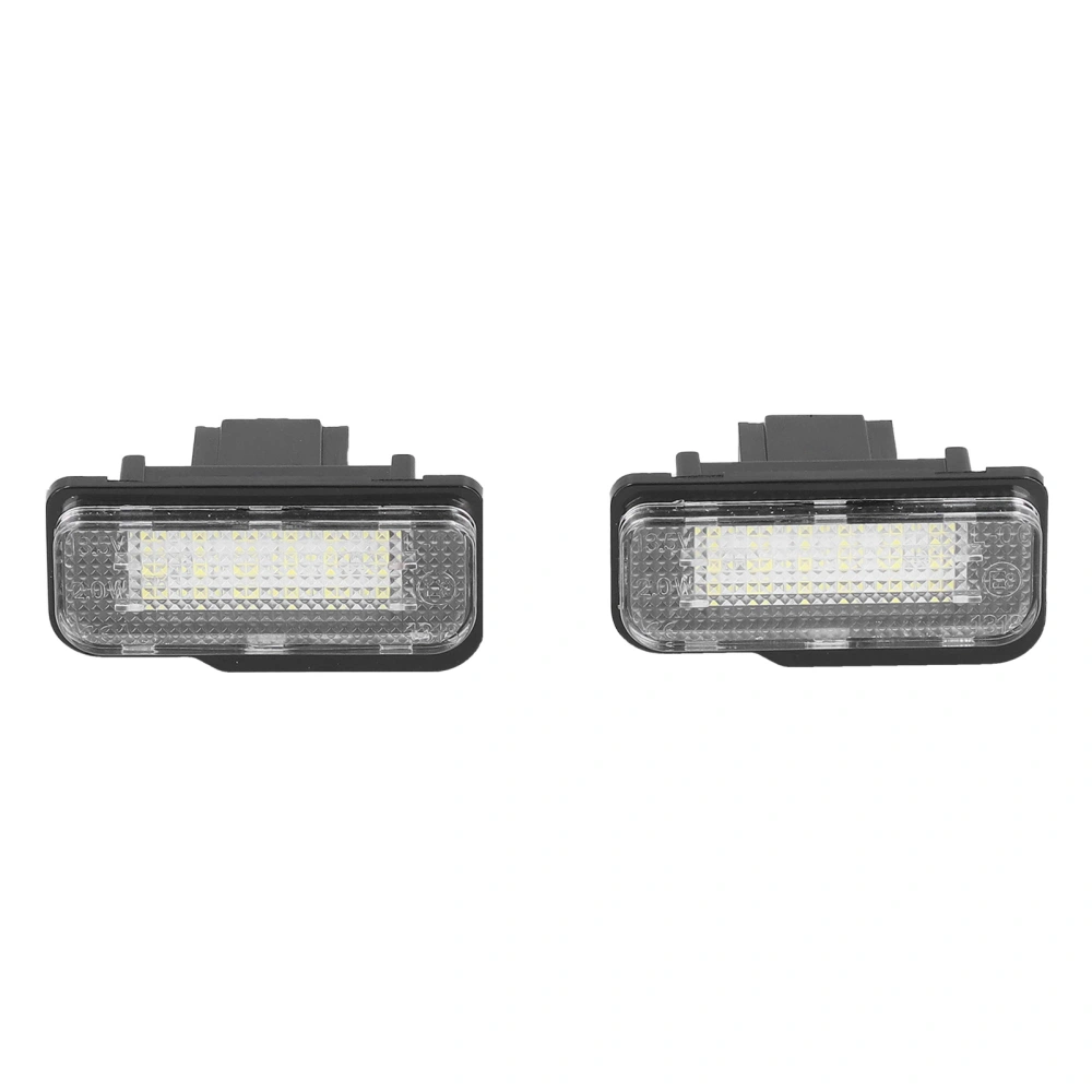 Pair Car License Plate Light LED 12V Fit for Mercedes Benz CClass W203 5Door Station Wagon/Estate C240 C320