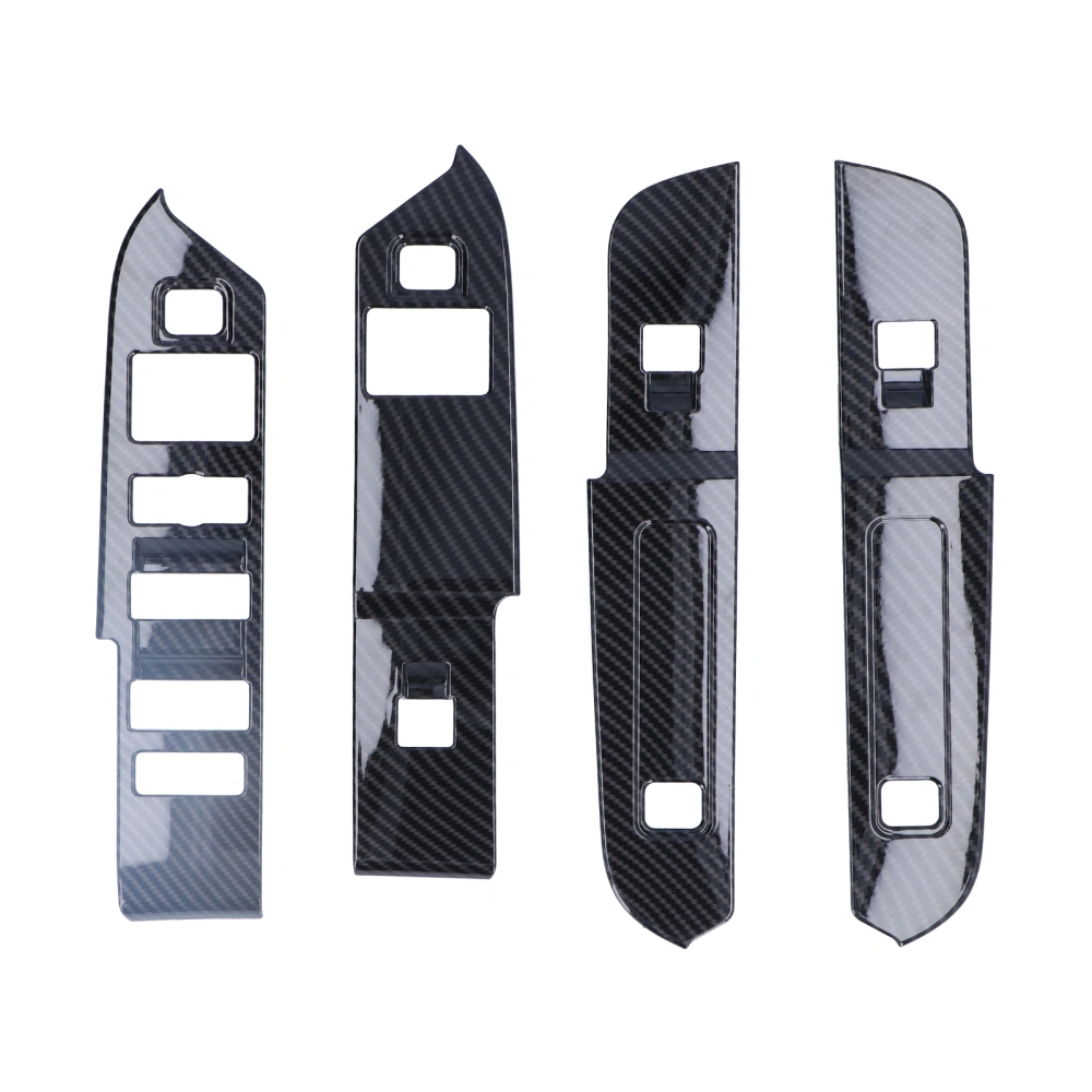 Window Switch Panel Trim Frame Decoration Fit for Land Rover Defender 2020-2021 RHD Carbon Fiber Style