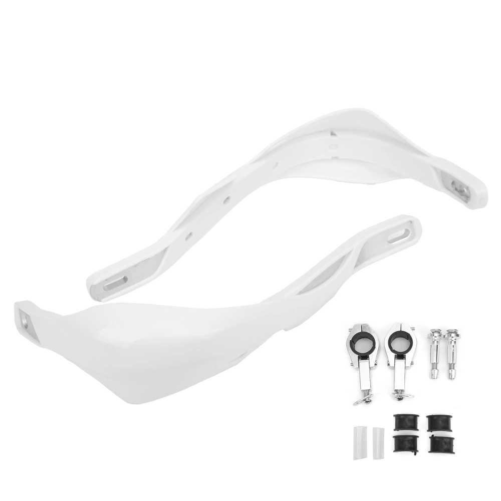 22mm 28mm Universal Motorcycle Handlebar Hand Guard Protection White