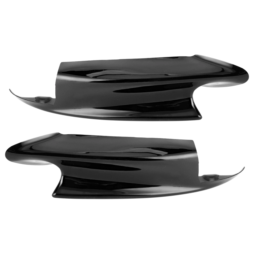 Pair Front Bumper Spoiler Lip Deflector Splitter Fit for E90 E92 E93 M3 2007‑2012Glossy Black