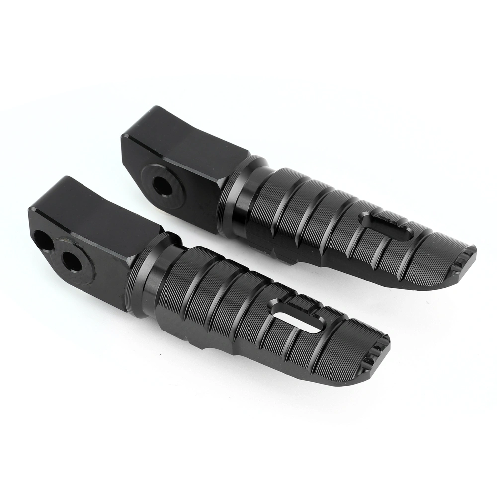 Motorcycle Rear Foot Pegs Control Component Enlarge Base Fit for Honda CB125R / CB250R / CB300R / CBR250RRBlack