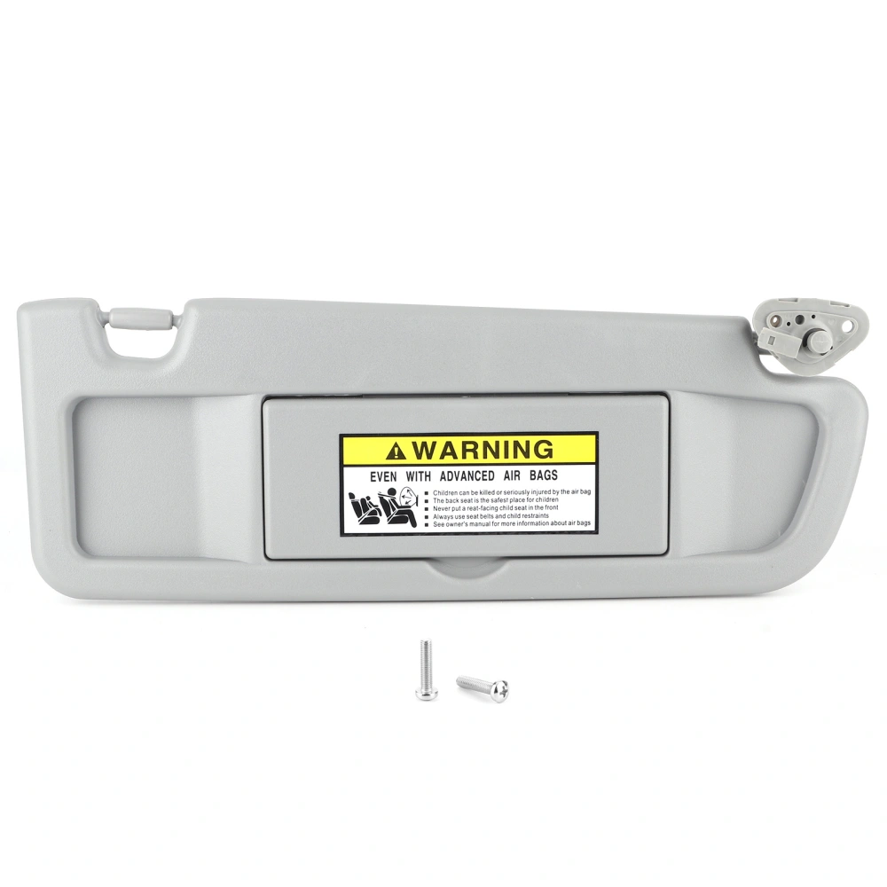 Right Side Sun Visor 83230SNAA01ZB Replacement Parts Fit for Honda Civic 20062008(Light Gray )