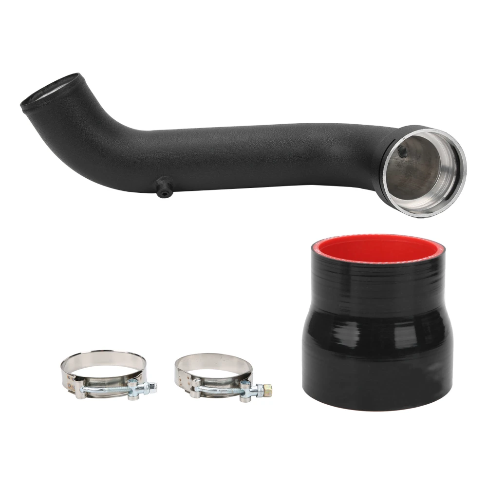 Air Intake Turbo Charge Pipe Aluminum Alloy Silicone Tube Set Accessory Fit for N55 Engine