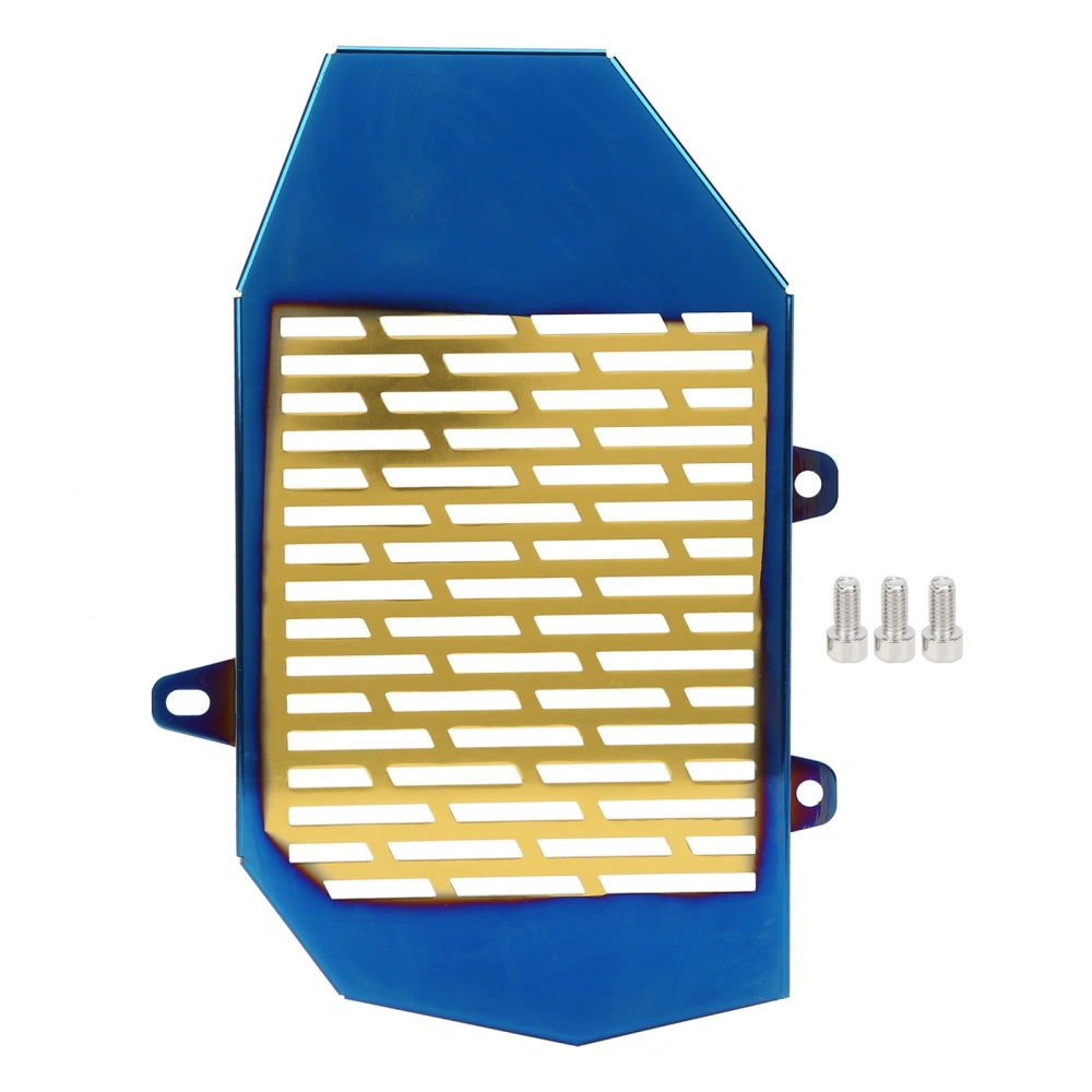 Aluminum Alloy Radiator Grille Guard Cover Protector Fits for Honda ADV150 2019-2020Blue Gold