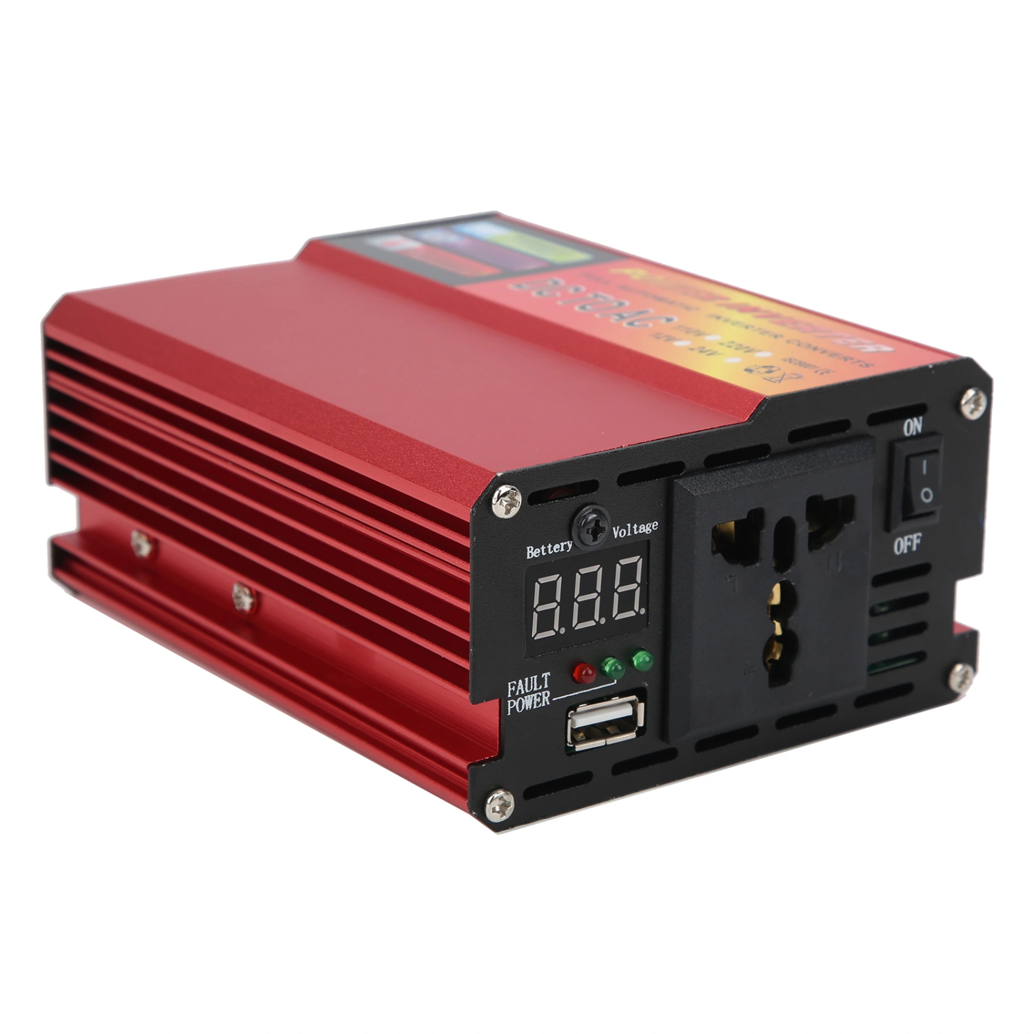 BuyWeek Car Power Inverter 600W DC 24V to AC 220V Converter Digital Display Modified Sine Wave