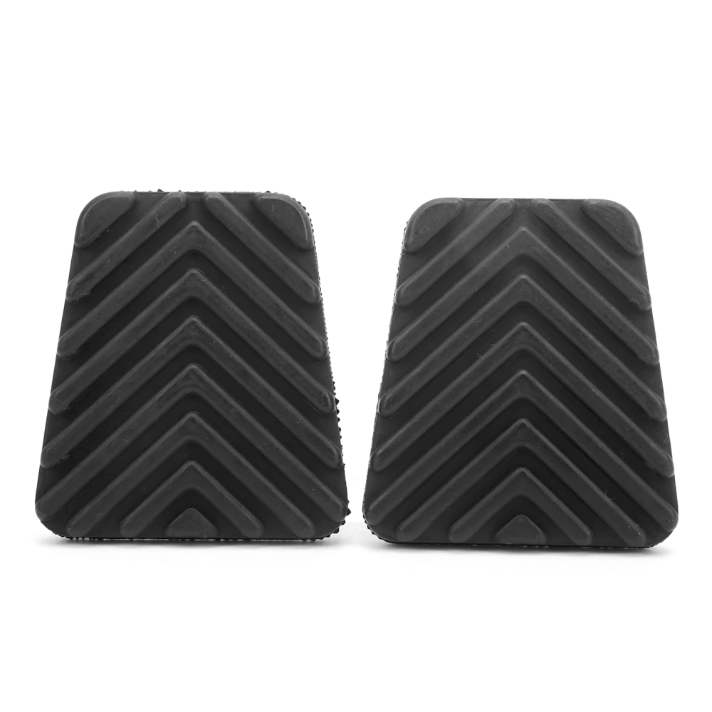 BuyWeek 2PCS Car Brake Clutch Pedal Pad Covers Rubber Replacement Fit for Hyundai Accent 2005-2010