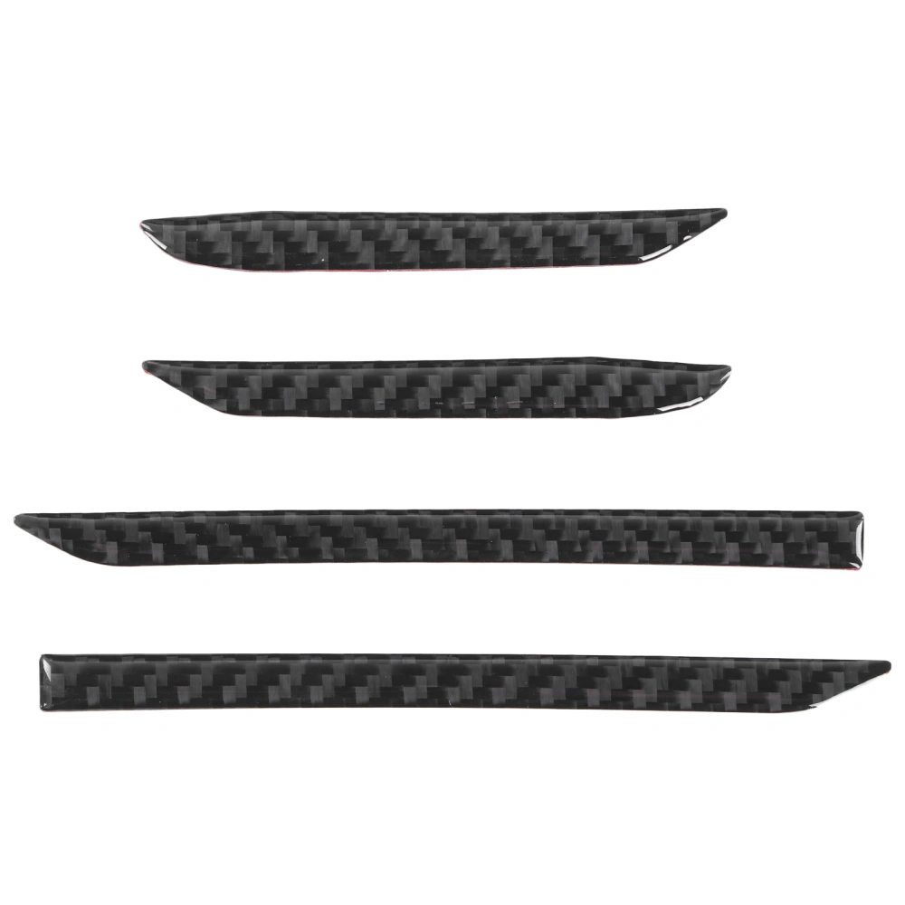 BuyWeek Interior Door Panel Speaker Trim Strip Carbon Fiber Decoration Fit for Honda CR-V 2016-2019