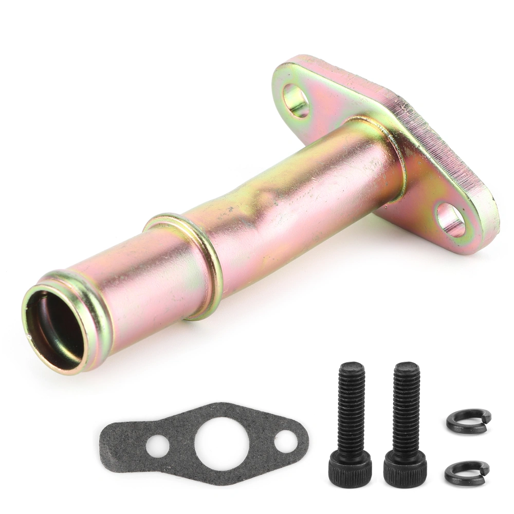 BuyWeek Turbo Oil Drain Return Pipe Kit Stainless Steel Fit for Mitsubishi TD02 TF035 TD04 TD05 TD06 KKK K03