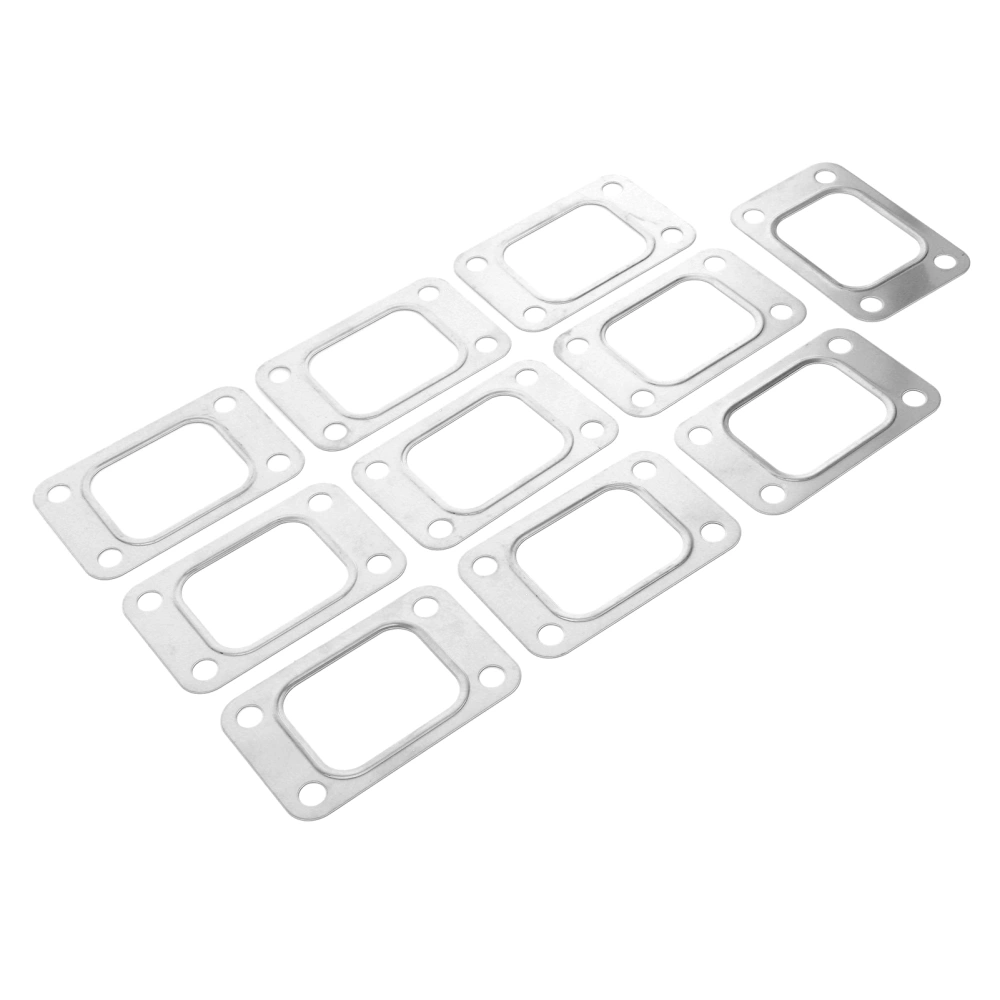 10pcs Turbine Gasket Stainless Steel Supercharge Fit for T2 T25/T28 GT25/GT28 GT2876