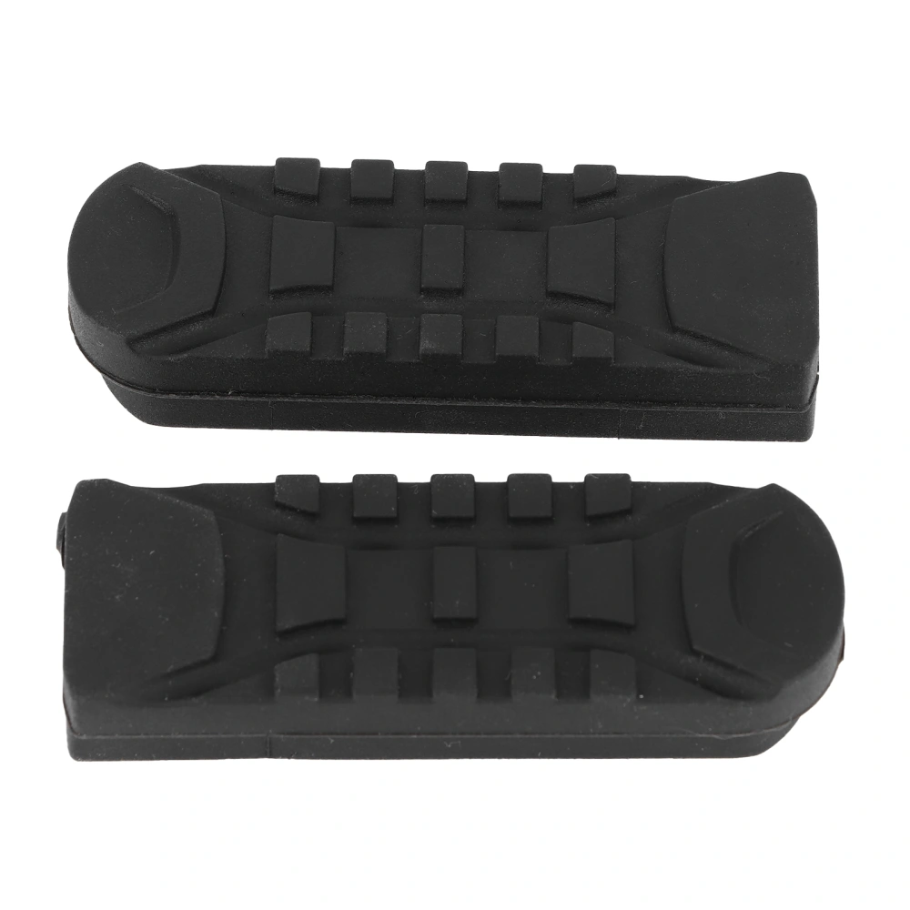 BuyWeek 2pcs Motorcycle Front Footpeg Cover Enlarger Rubber Sleeve Fit for R1200GS LC/ADV 2014‑2019