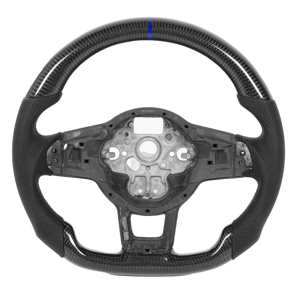 Carbon Fiber Steering Wheel Nappa Perforated Leather Fit for MK7/7.5 R 2013-2020