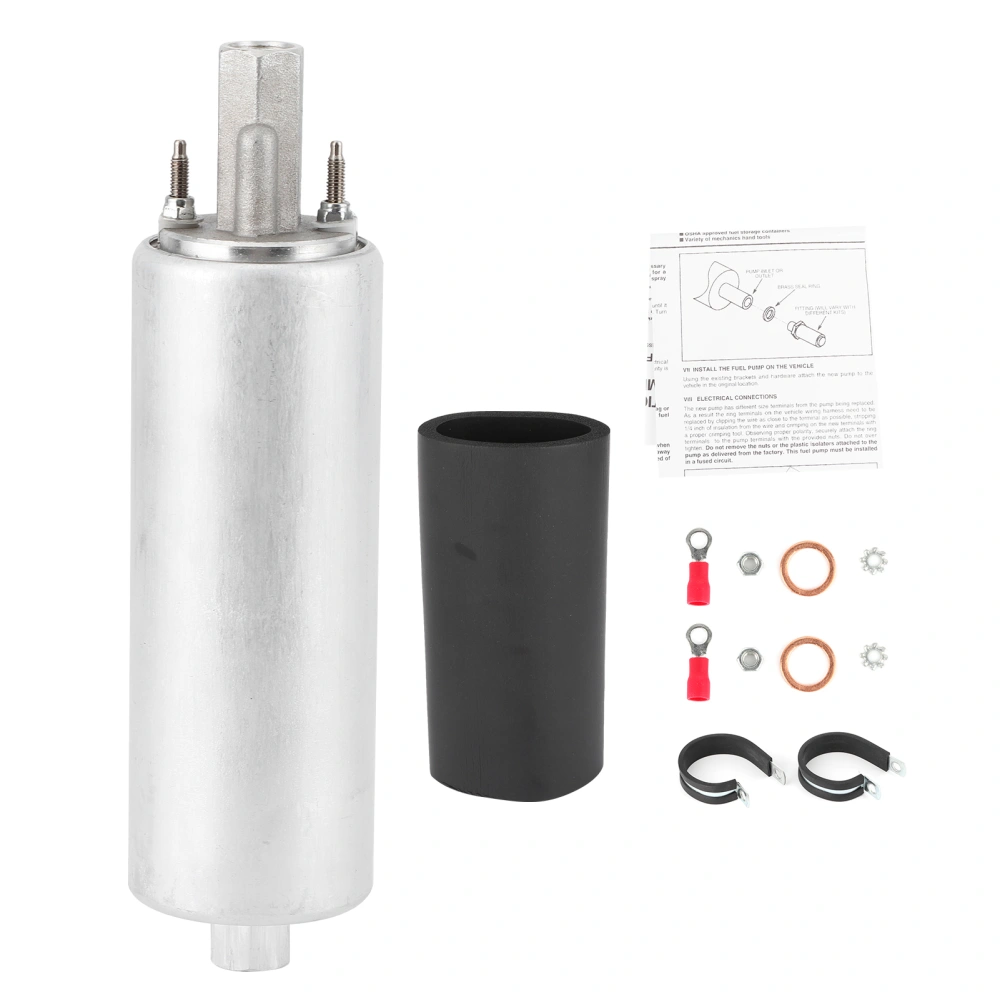 Universal External Fuel Pump High Pressure Flow Inline GSL392 Replacement 255 LPH 15‑120 PSI