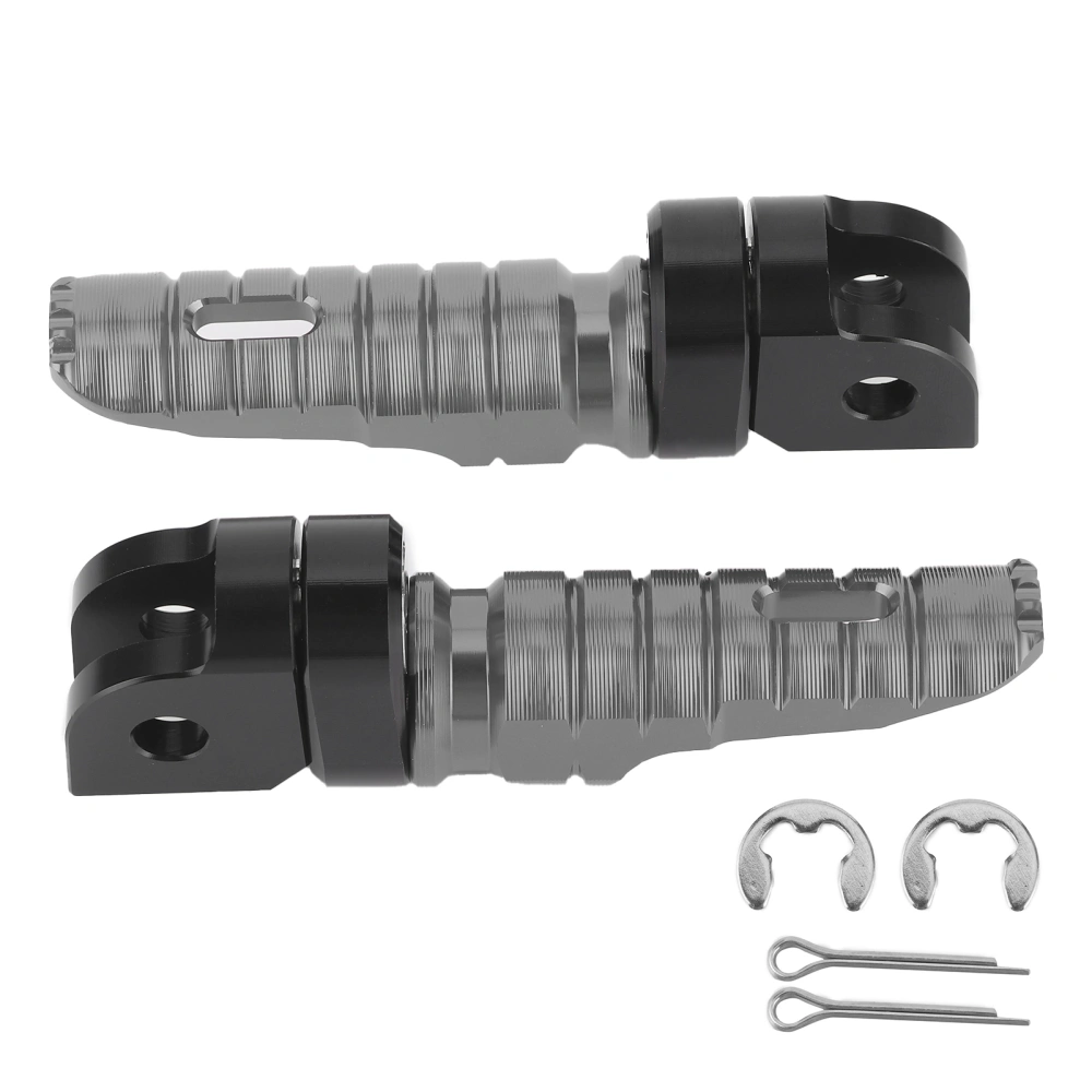 Pair of Front Foot Pegs Pedals Motorcycle Modification Fit for Honda CB125R CB300R CB1300SF CB600FTitanium