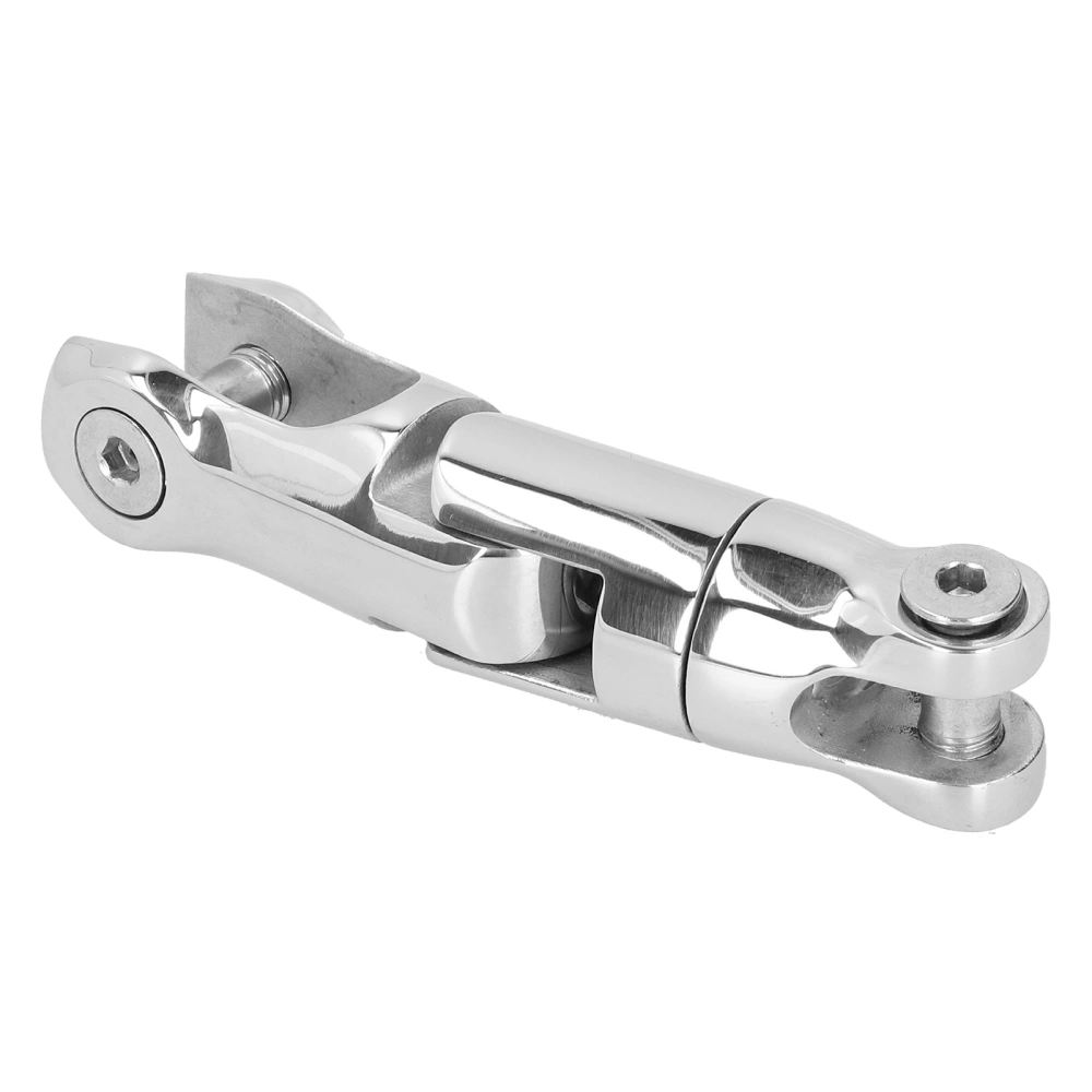 Boat Anchor Swivel Connector 3 Joint 316 Stainless Steel Mirror Polished Hardware for 0.4‑0.5in Chain