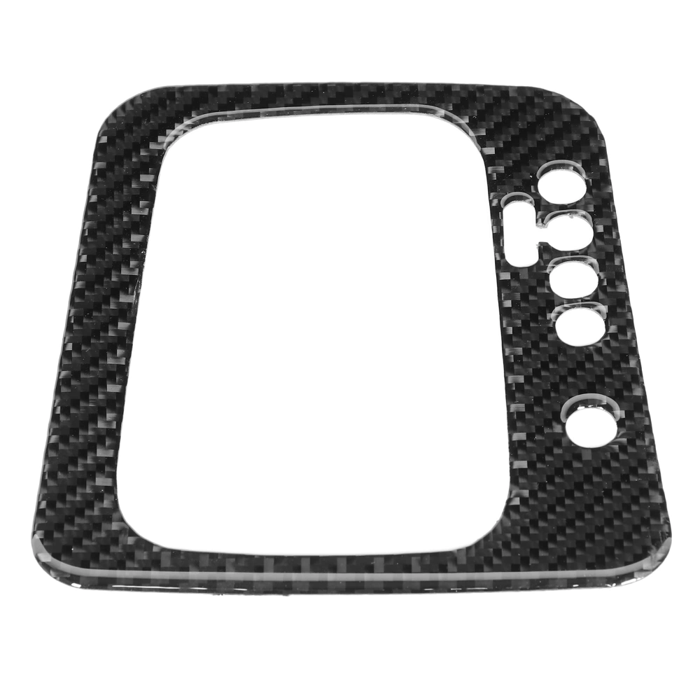 BuyWeek Soft Carbon Fiber Gear Shift Panel Cover Trim Auto Car Interior Decoration