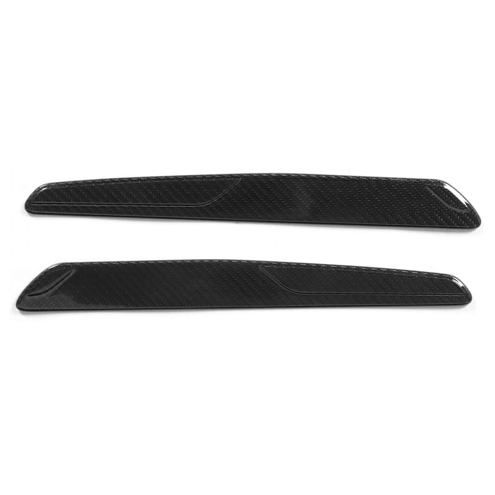 BuyWeek 2pcs Carbon Fiber Front Built‑In Car Door Sill Threshold Cover Trim Fit for Alfa Romeo Giulia 2015‑2020