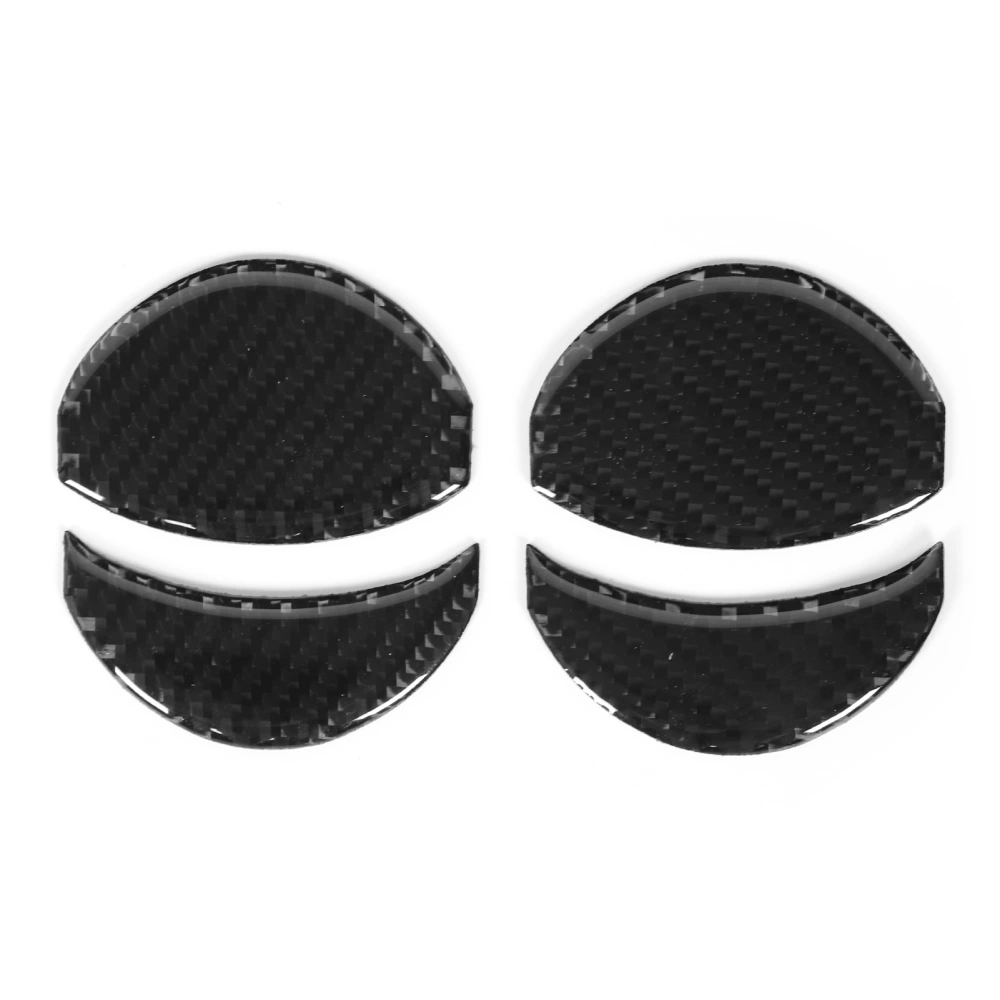 BuyWeek 4Pcs Carbon Fiber Side Air Outlet Trim Conditioning Vent Cover Fit for Subaru BRZ