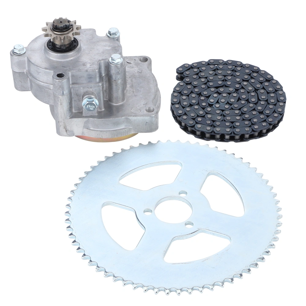 T8F Clutch Drum Gear Box Sprocket Chain Set for 33cc 43cc 49cc Ty Rod II Go Kart Mini Moto Dirt Bike