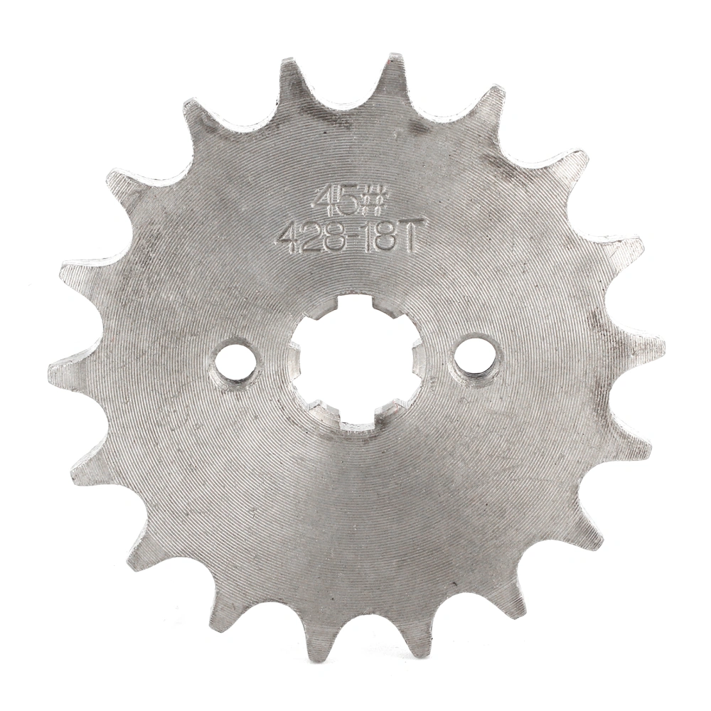 18 Teeth Front Sprocket Cog Parts Fit for PIT PRO Trail Dirt Bike 110cc 125cc 140cc 428 Chain