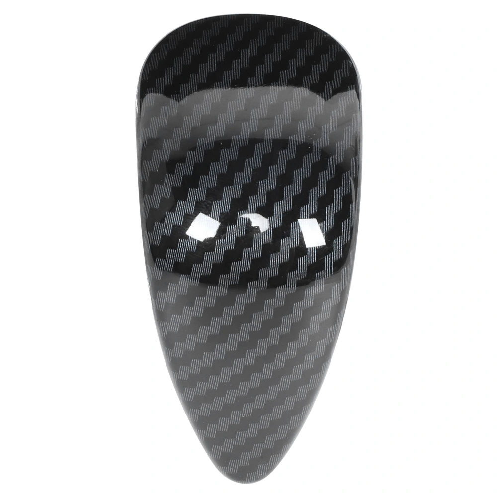 BuyWeek Console Shift Knob Trim Gear Head Cover Carbon Fiber Style Fit for Sienna 2015‑2020