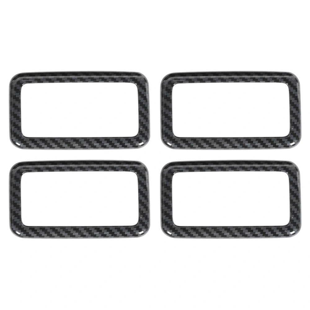 4Pcs Interior Rear Reading Light Lamp Cover Trim Bezel Decor Fit for Sienna 2015‑2020