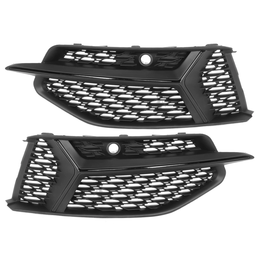 BuyWeek Glossy Black Honeycomb Mesh for RS6 Style Fog Light Grilles Grills For A6 C8 2019‑2020<span class="ui-risk_flag3">Matte Black + Glossy Black</span>