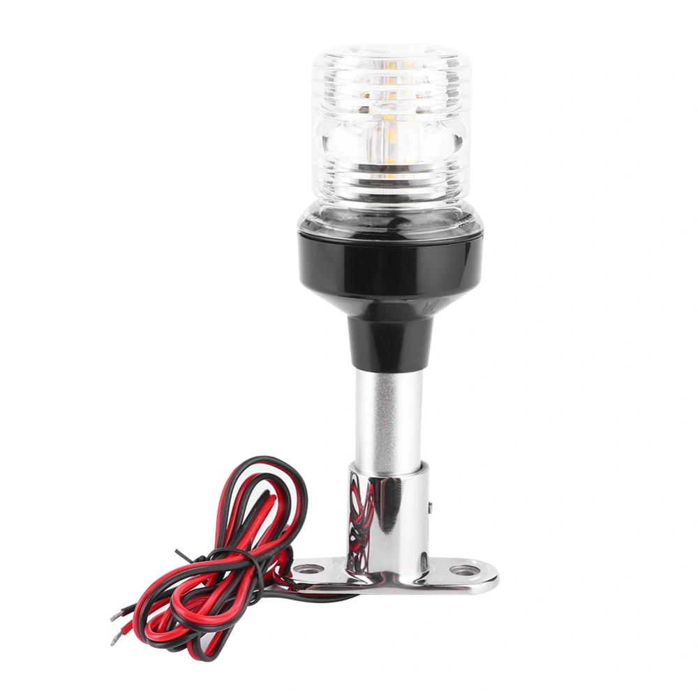 DC12V&#8209;24V 5W Boat Sailing Signal Light 360 Degree All&#8209;Round Anchor Stern Lamp IP66 Waterproof(6in )