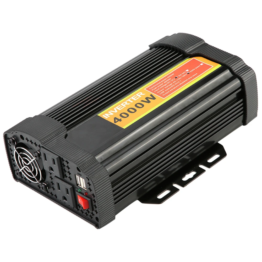 12V DC to 110V AC 4000W Car Auto Voltage Transformer Inverter Converter Car Charge