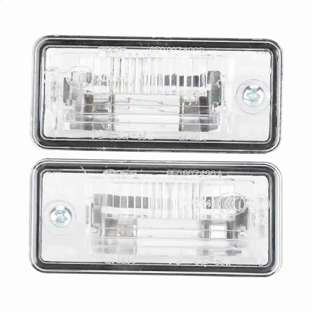 Pair of License Plate Light 8E0807430A 8E0807430B Fit for A3 A4 A5 A6 C6 A8 D3 Q7 RS4