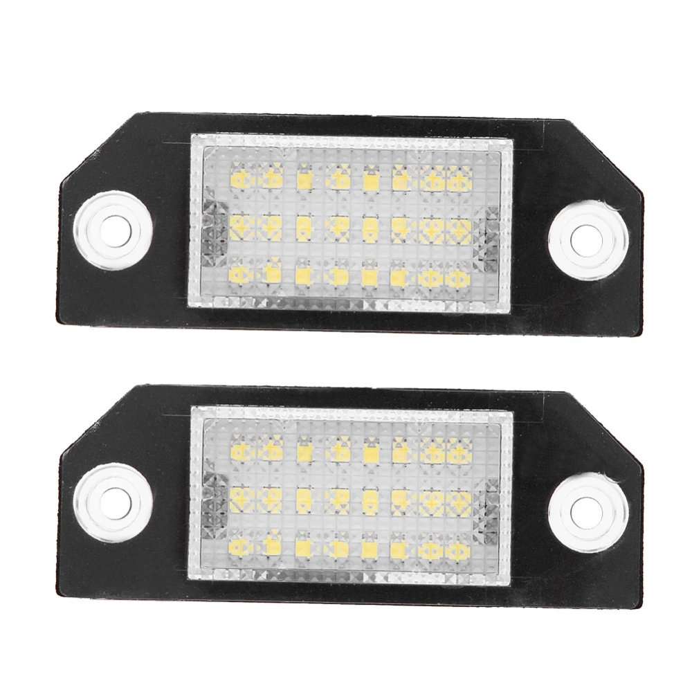 2pcs 24 LED Beads License Plate LED Light Lamp for Ford C MAX Focus MK2