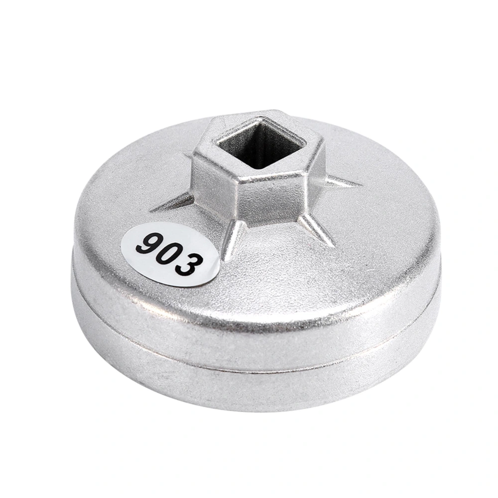 74mm 14 Flute Aluminum Oil Filter Wrench Socket Remover Tool 903 Silver Color for BMW Audi Benz