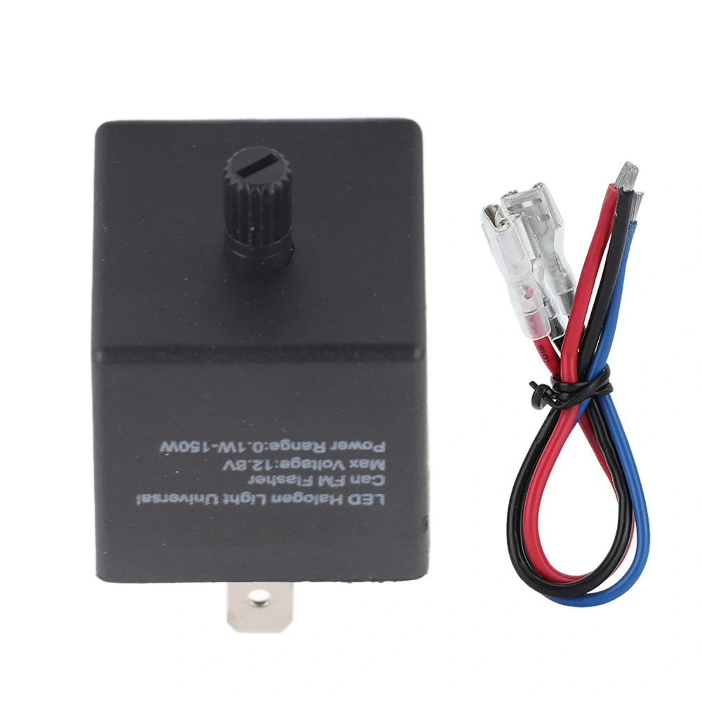 12V 24V 3‑PIN Adjustable LED Flasher Relay Turn Signal Light Blinker For Automotive Motorcycle