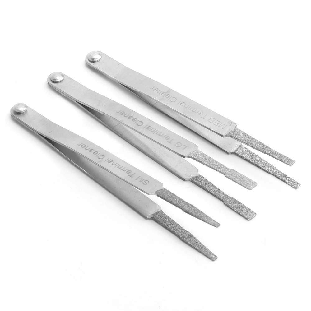 3PCS Terminal Cleaner Set Auto Repairing Hardware Tool for Small Electrical Spade Pin Connector