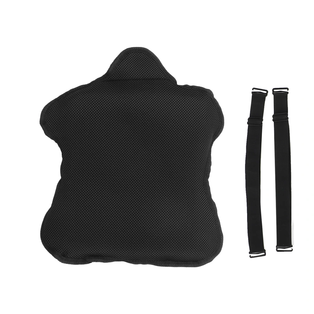 Motorcycle Gel Seat Cushion Mesh Cover Shock Absorption Breathable Cooling Seat Pad for Motorbike Part