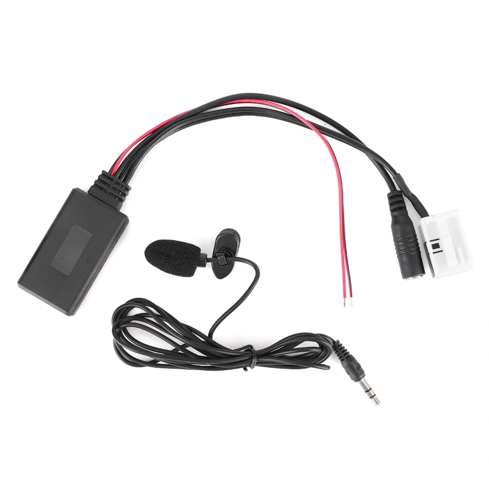 12Pin Bluetooth Audio Cable Car AUX Adapter Connector with Microphone Fit for Citroen Berlingo