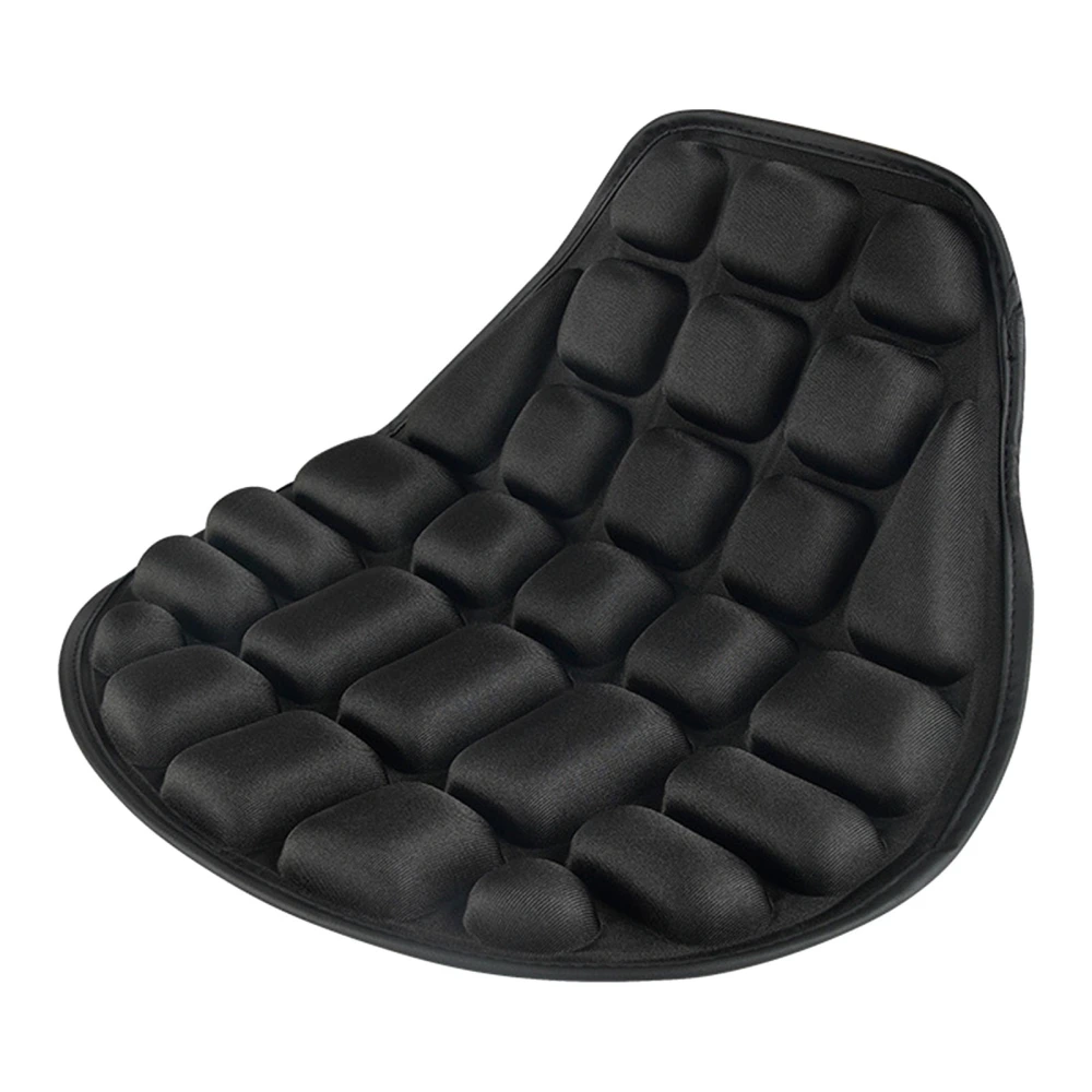 Seat Cushion EVA Shock Absorption Cover Pad Breathable Pressure Relief Wear Resistant for Motorcycle Polyurethane Fiber