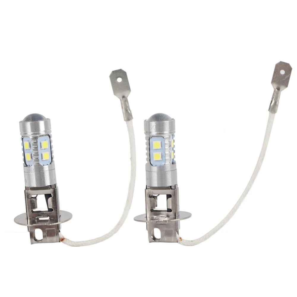 2 Pcs Car 50W 6000K‑6500K Conversion LED Headlight Fog Light Bulb (White Light)