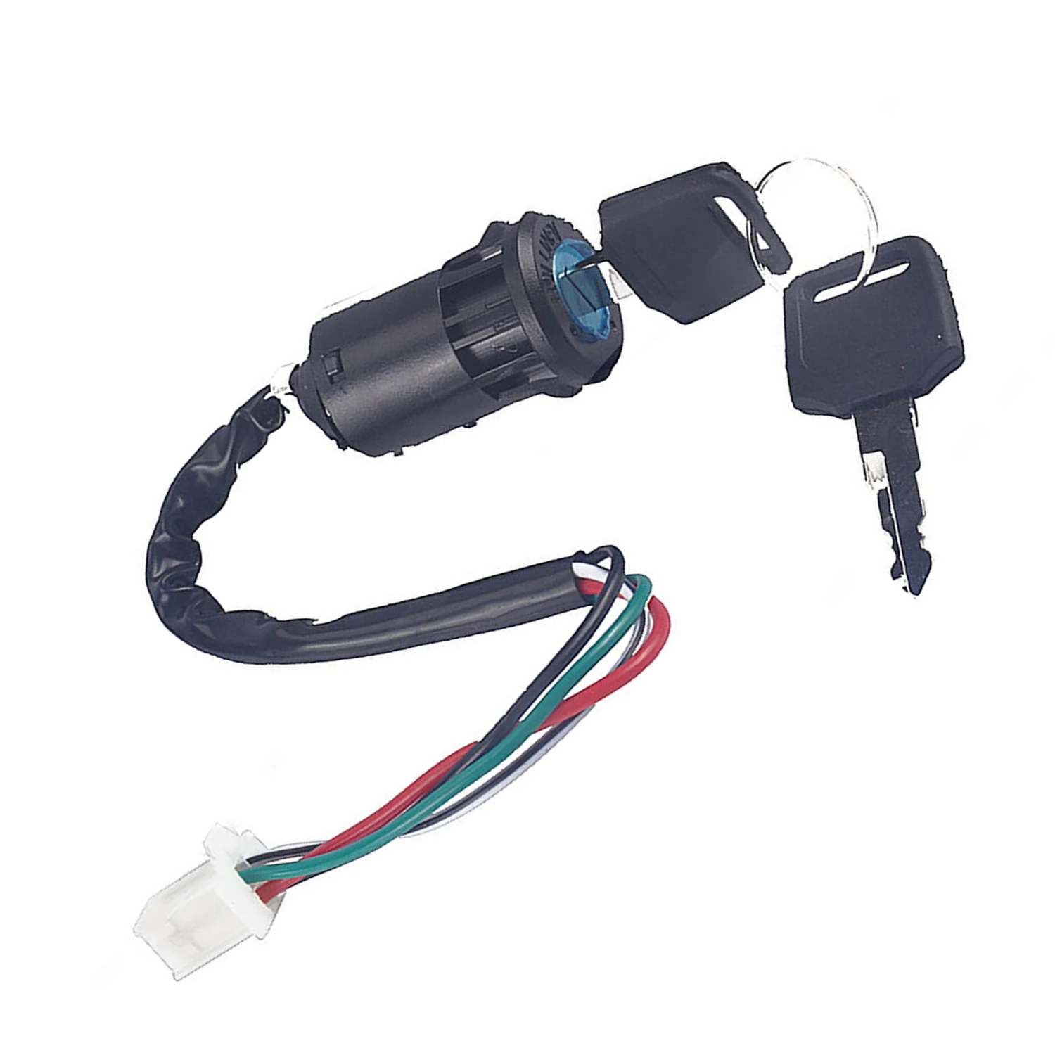 4-Wire Ignition Switch Lock Key For Quad ATV Go Kart Pit Dirt Bike Moped Scooter
