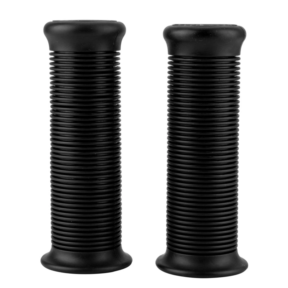 BuyWeek Pair of 1inch 25mm/ 1.1inch 28mm Universal Motorcycle Vintage TPU Handle Handlebar Grip Black