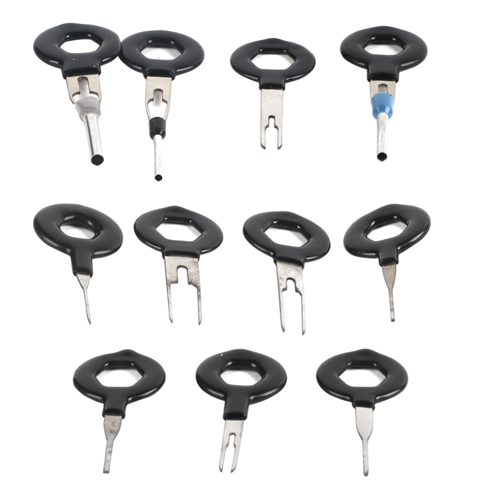 BuyWeek Car Wire Harness Plug Terminal Extraction Pick Connector Crimp Pin Back Needle Remove Tool Set