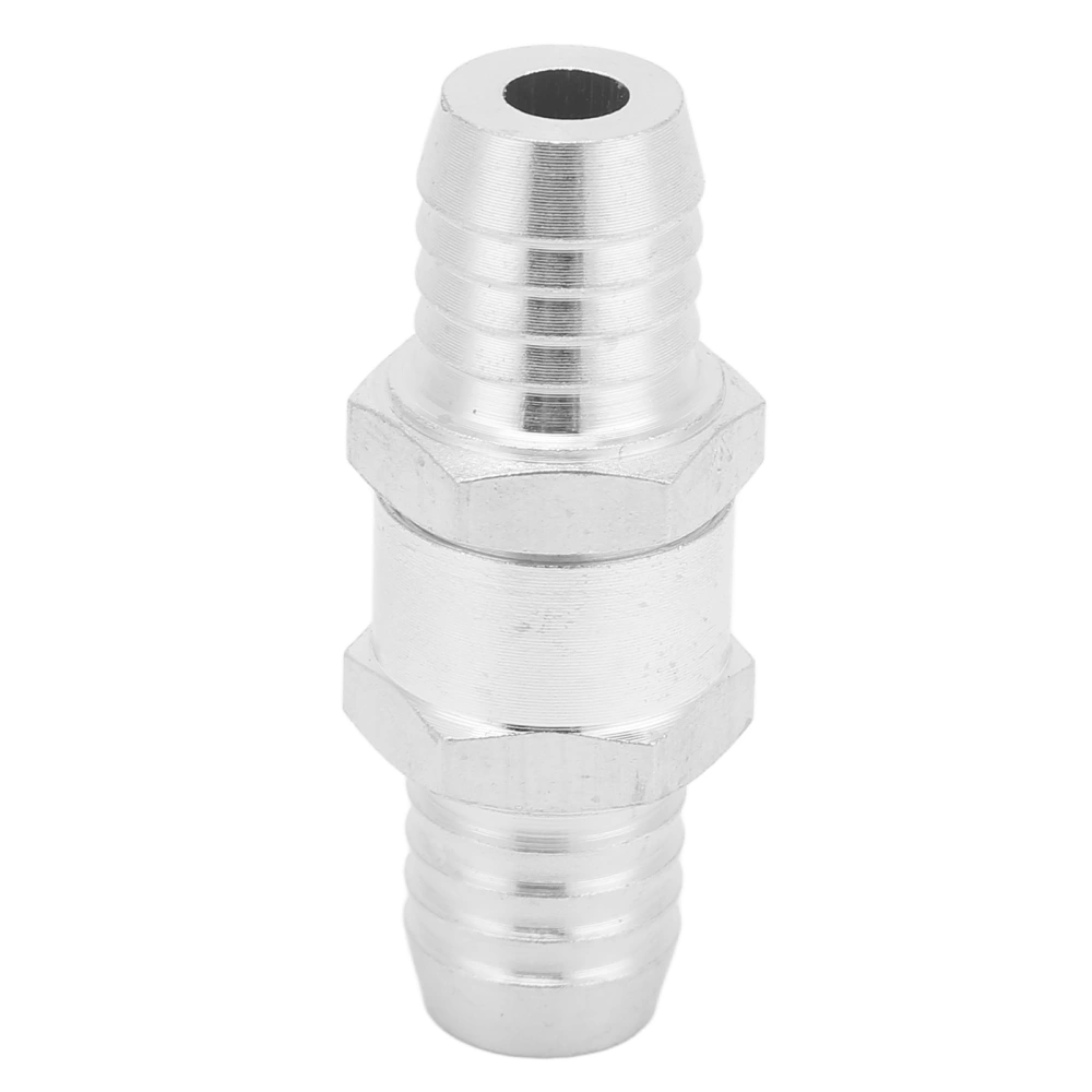 BuyWeek Non Return One Way Check Valve Aluminum Alloy Universal for Fuel Gasoline Oil Petrol Diesel Water16mm/0.63in