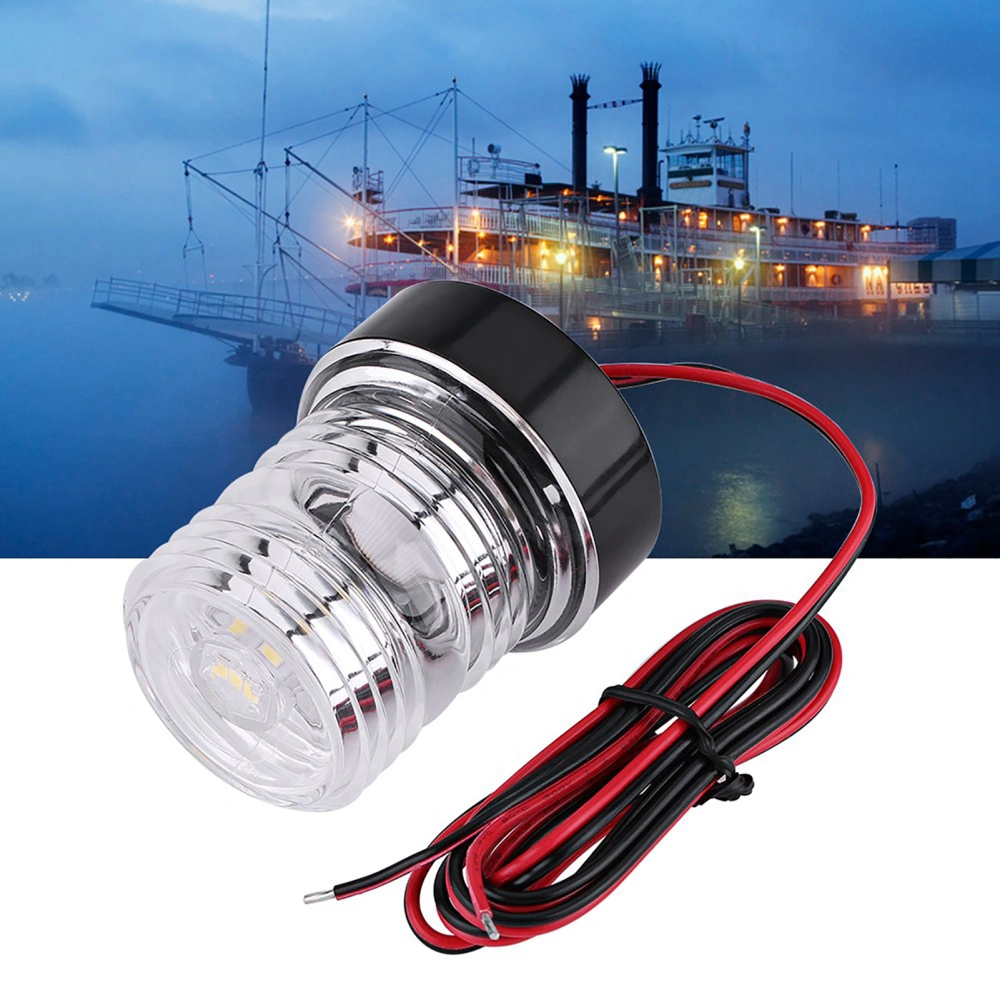 12V Marine Boat Yacht Navigation All Round 360° White LED Anchor Light Waterproof